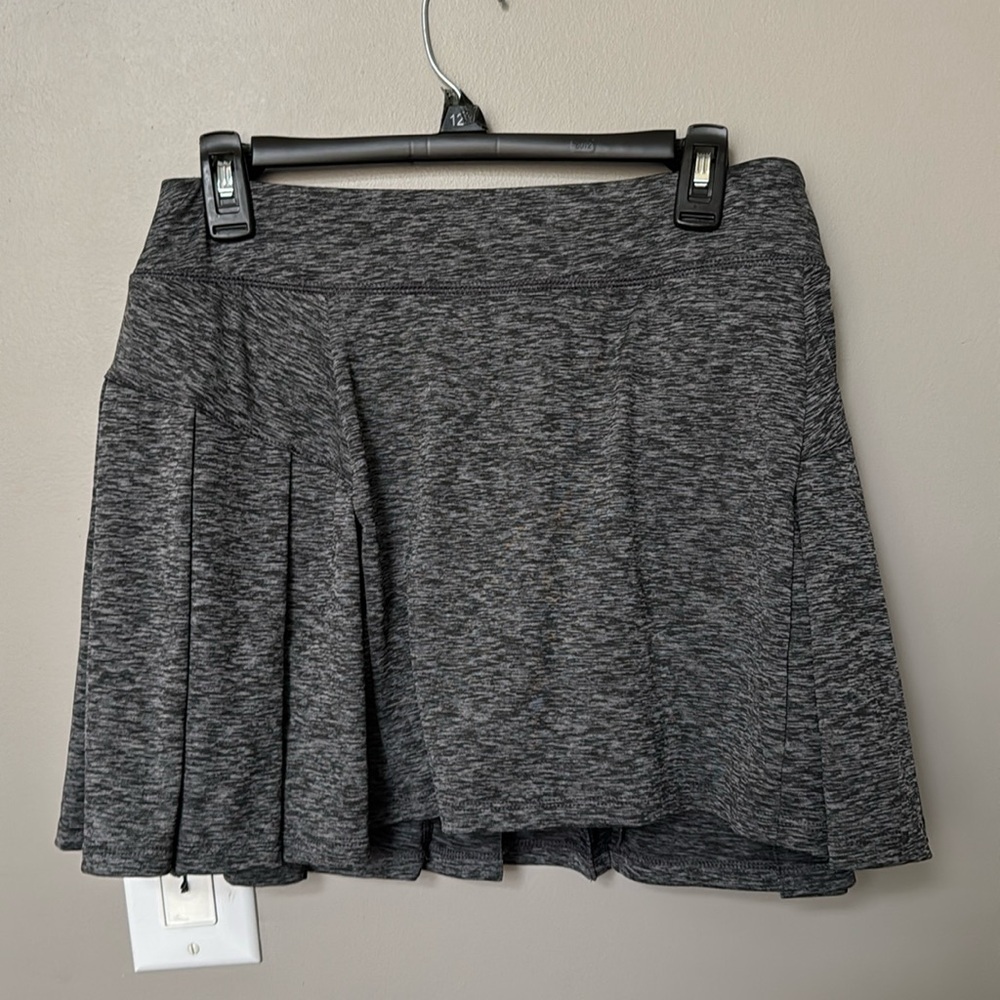TEK GEAR Gray Black Shapewear Skort Shorts Tennis Golf Dry Tek Size XL.